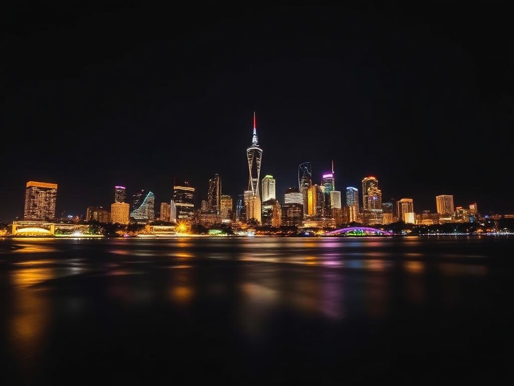Perth skyline at night